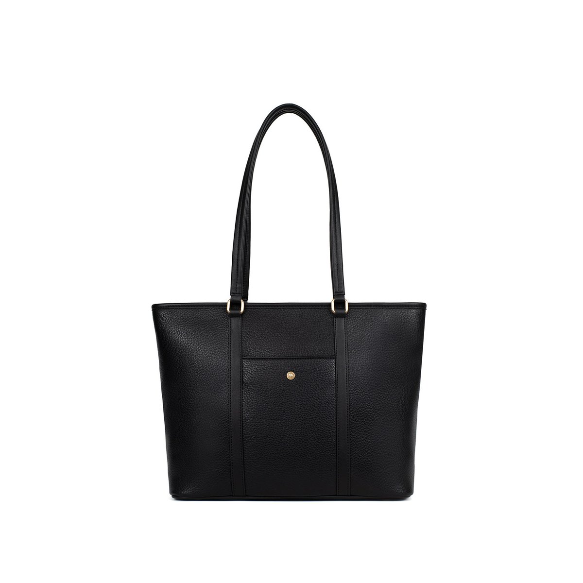 Sac cabas porté épaule  ELLA noir, HEXAGONA