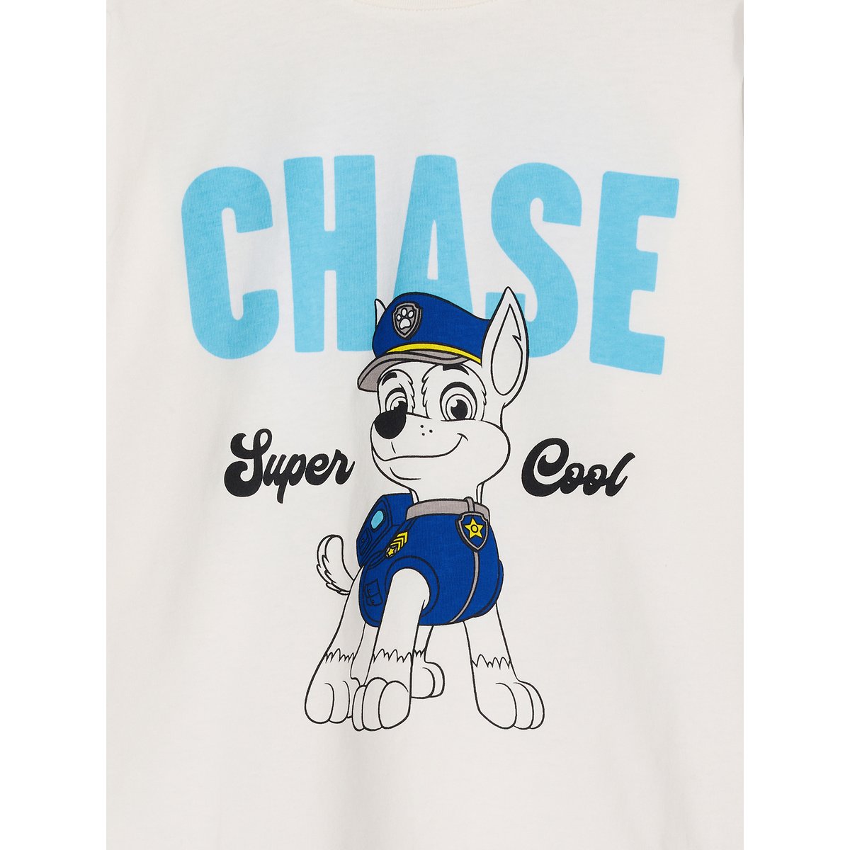 T-shirt manches longues Pat Patrouille écru, VERTBAUDET