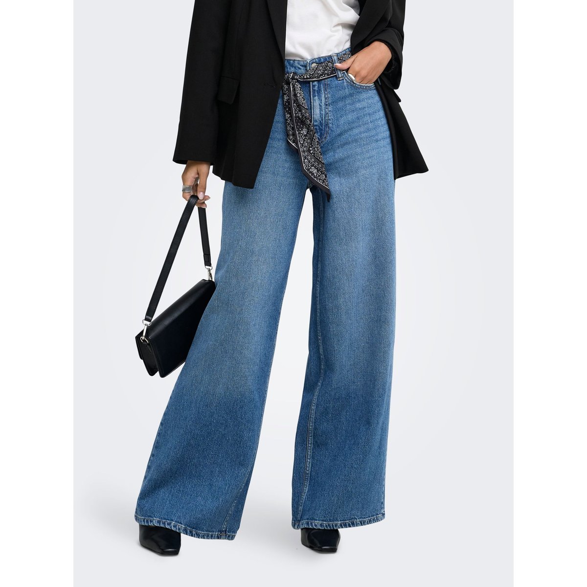 Jean À Jambe Large medium blue denim 1, JDY