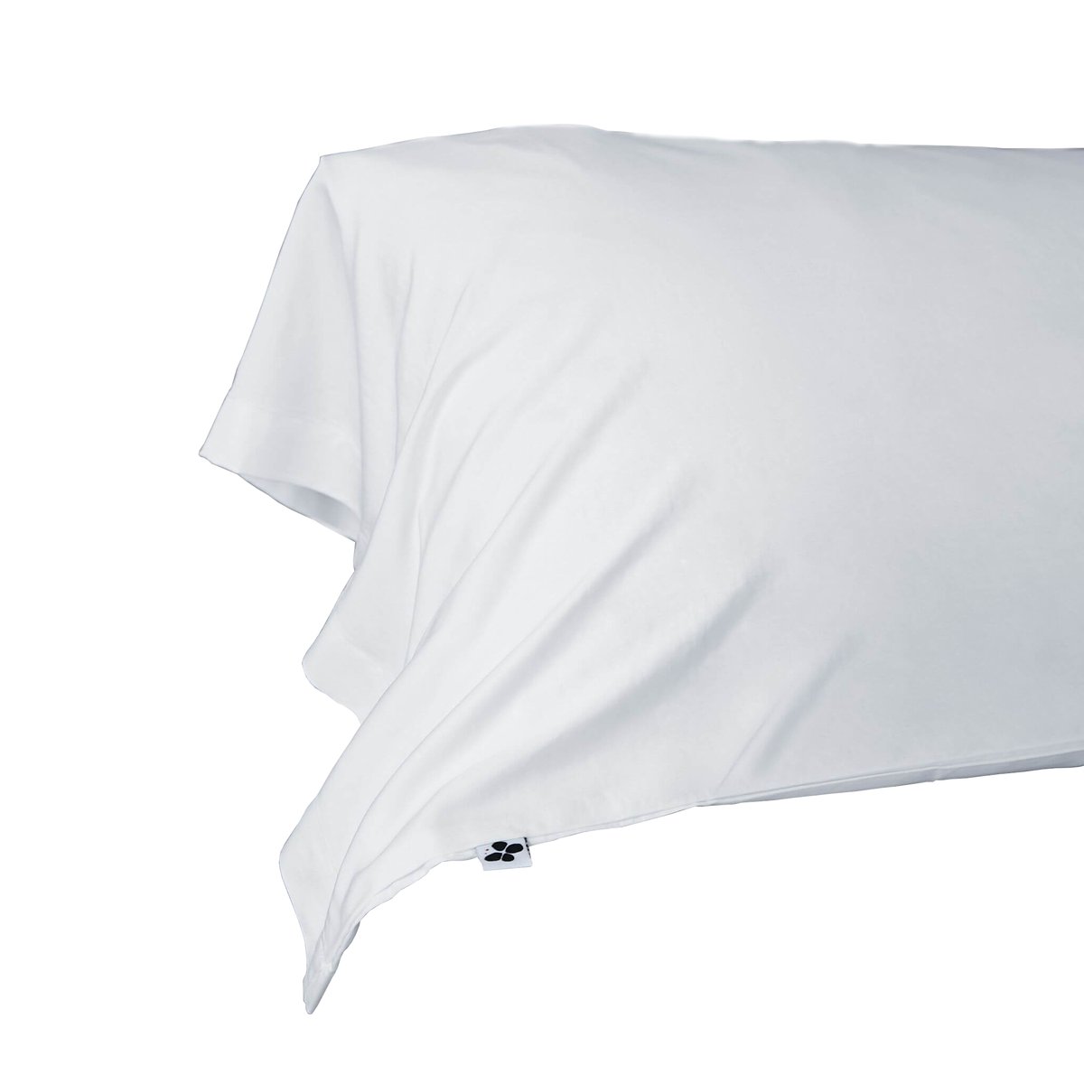 Taie de traversin en bambou blanc, TERRE DE NUIT