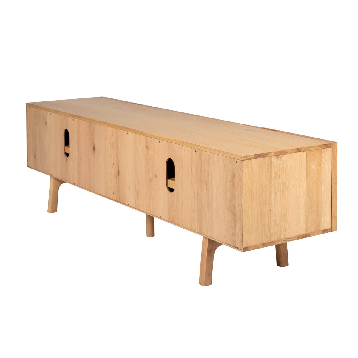 Meuble télé 180cm chêne naturel, ZAGO