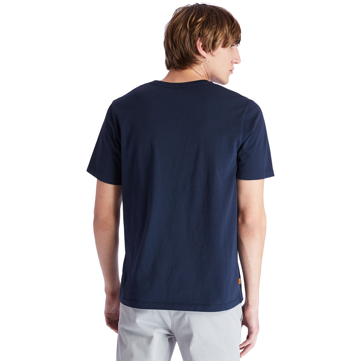T-shirt regular col rond bleu foncé, TIMBERLAND