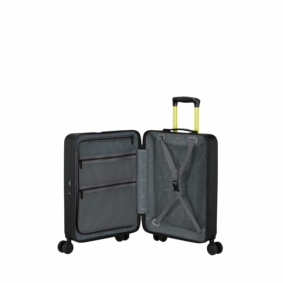Trailon valise 4 roues taille S noir, AMERICAN TOURISTER