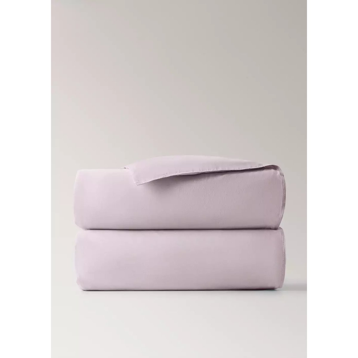 Housse de couette percale de coton 200 fils lit 200 cm violet clair/pastel, MANGO HOME