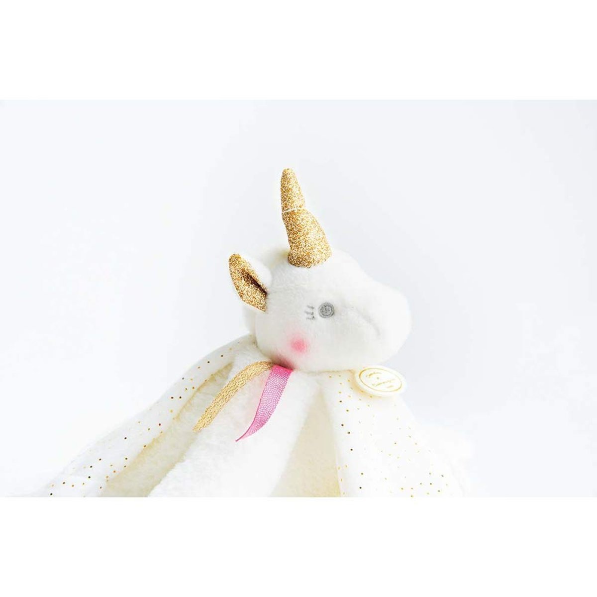Doudou Lucie la licorne or doré, DOUDOU ET COMPAGNIE