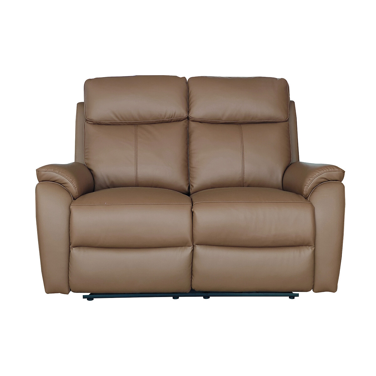 Kingsmere Power Recliner 2 Seater Leather Sofa tan, ASPIRE