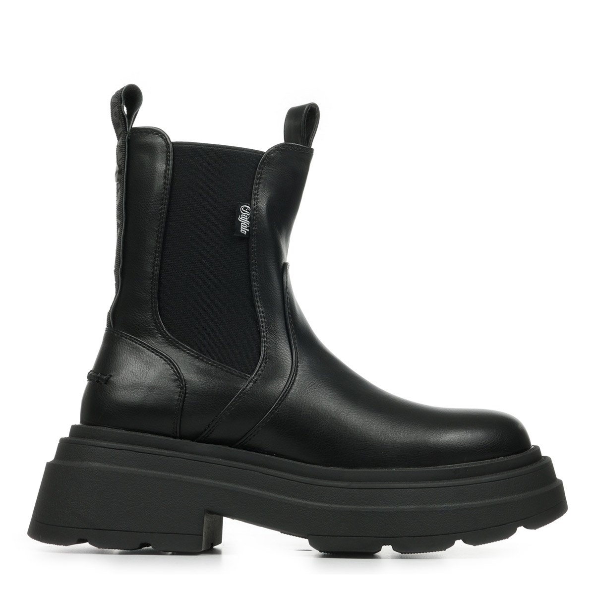Bottines chelsea en cuir noir Sacha La Redoute
