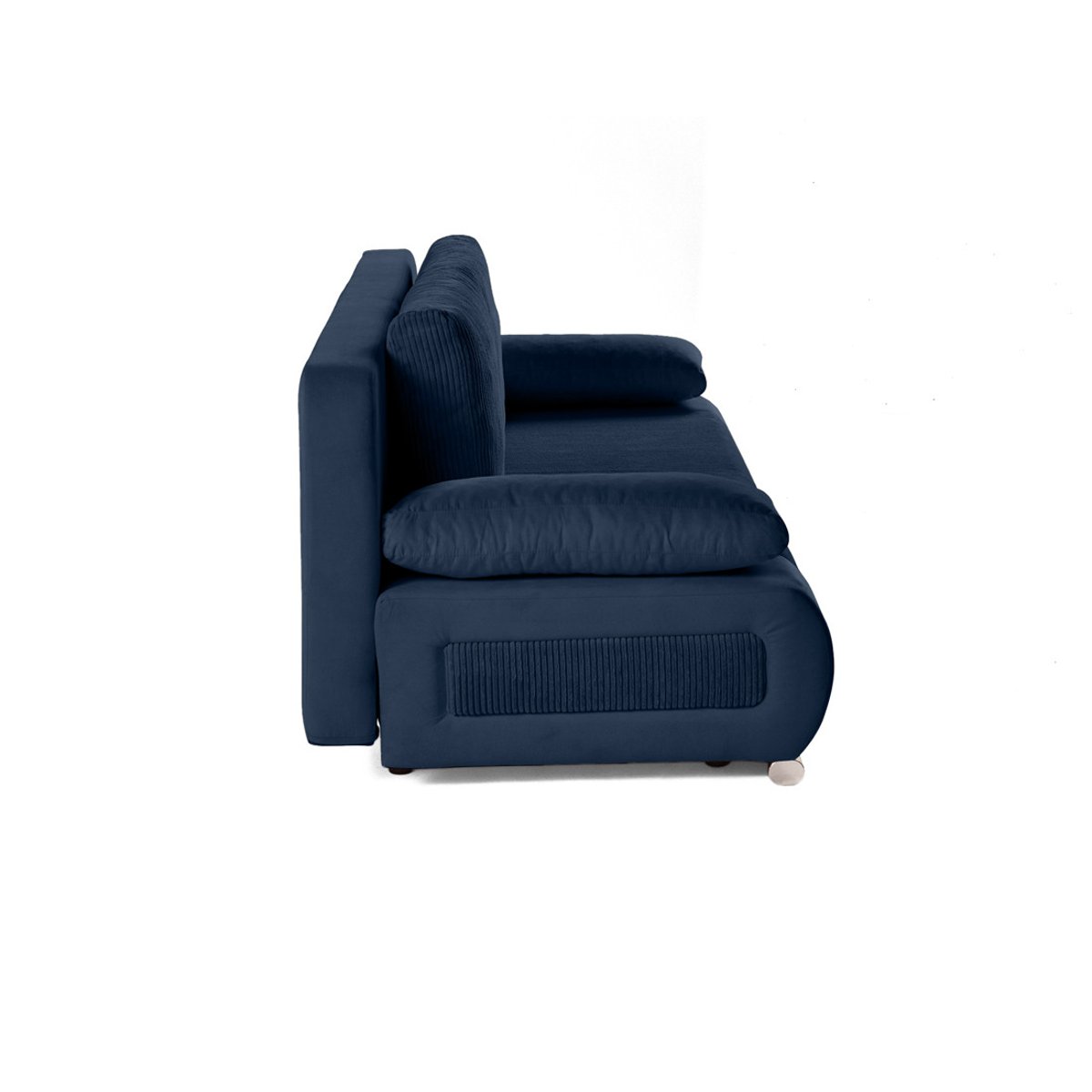 Canapé Convertible 3 places - ELIO bleu marine, BEST MOBILIER