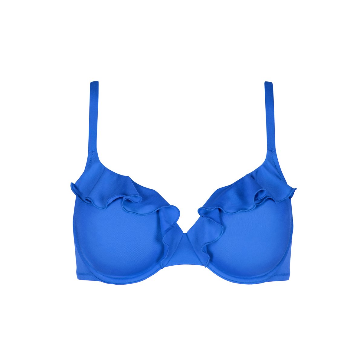 Haut maillot de bain armaturé Kenya bleu, LISCA