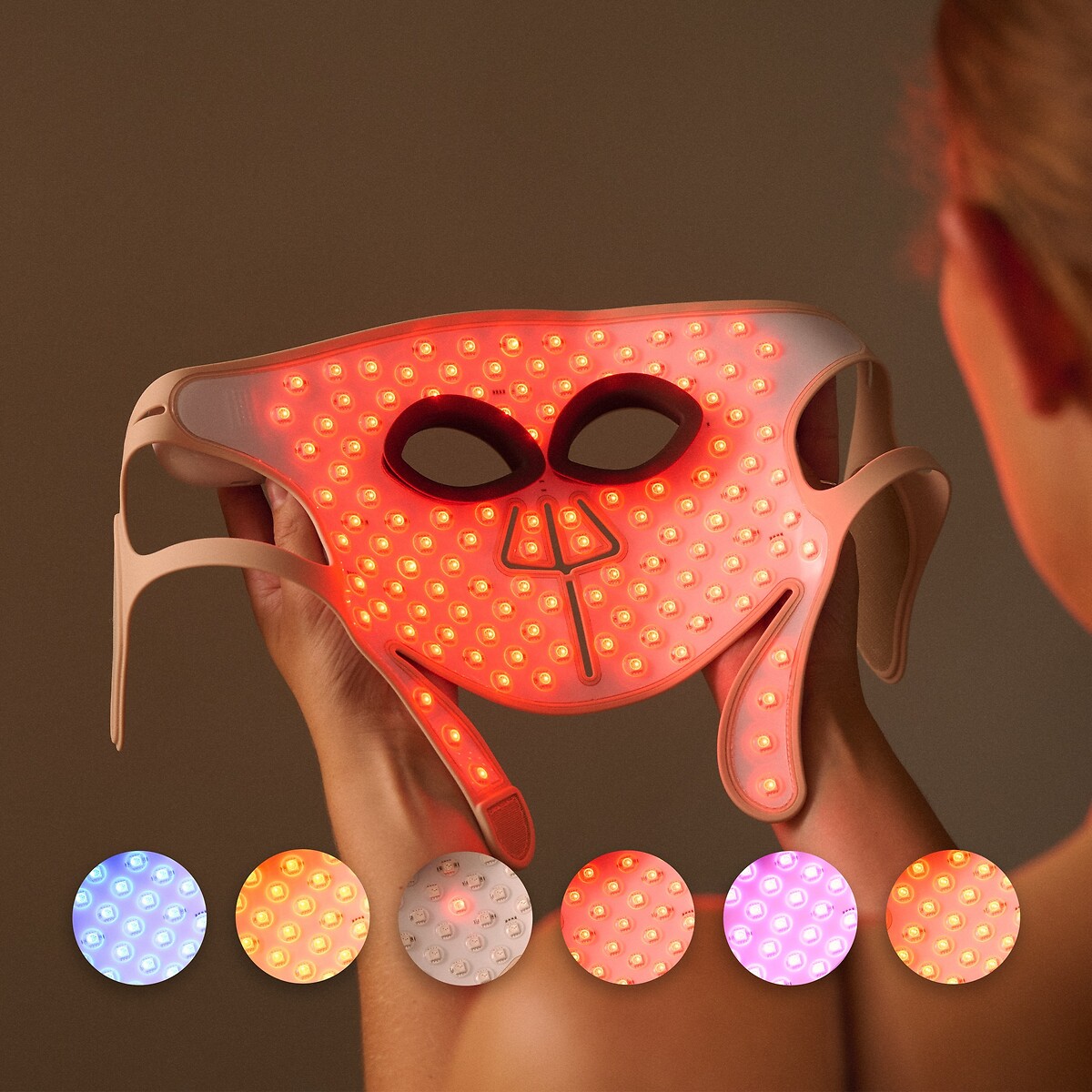 LED Anti-Ageing Face Mask white, SILKN