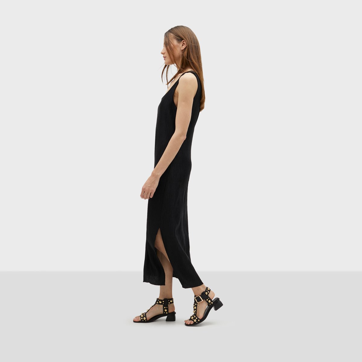 Robe longue sans manches noir, LOLA CASADEMUNT