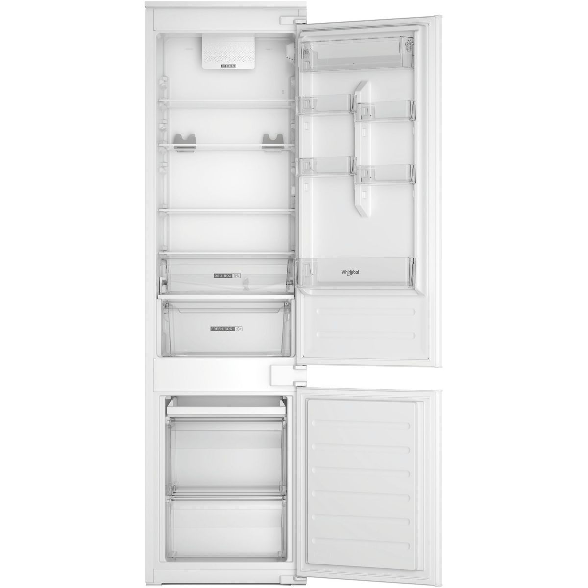 Réfrigérateur combiné encastrable WHC20D021B2 6ème Sens 193cm couleur unique, WHIRLPOOL