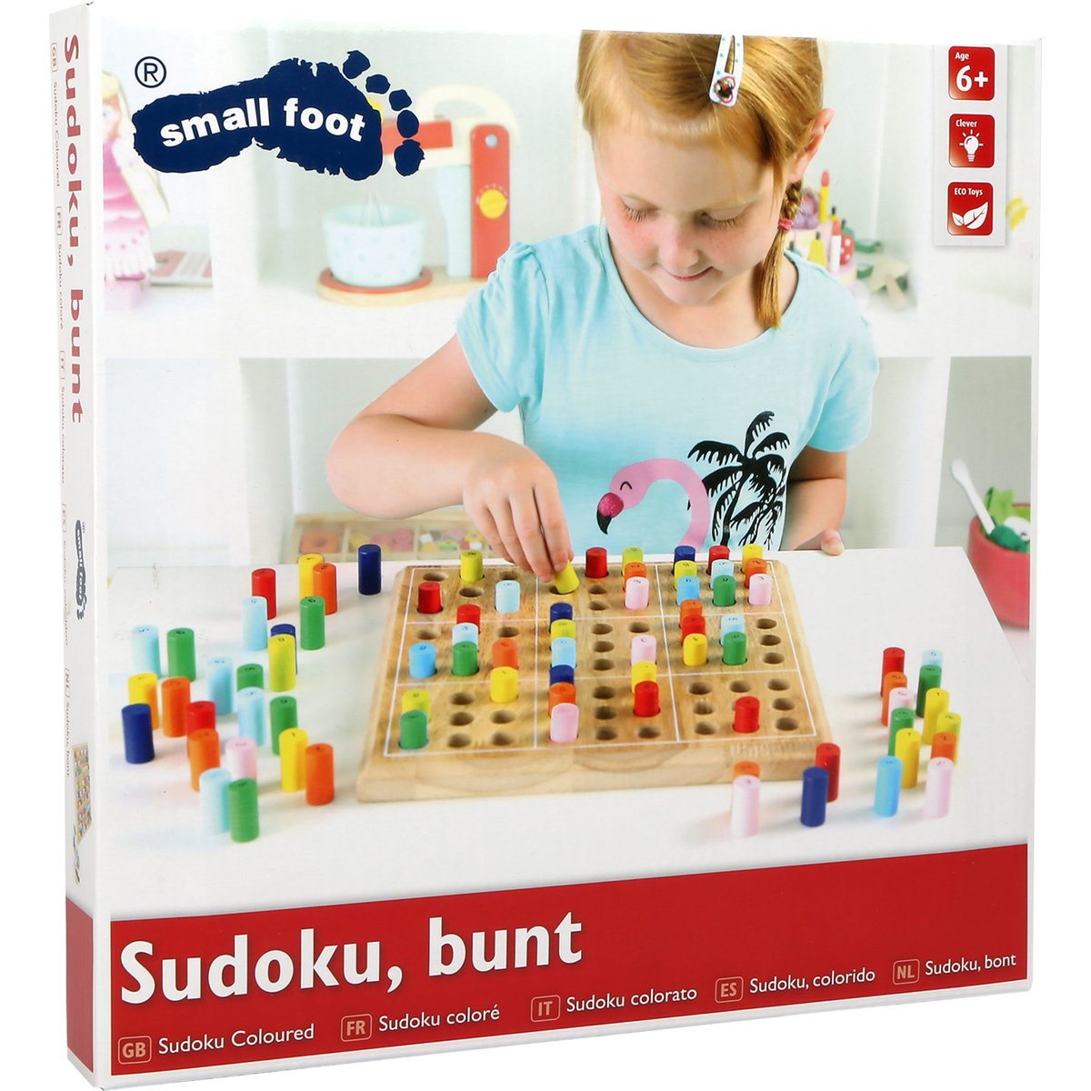 Sudoku coloré beige, SMALL FOOT COMPANY