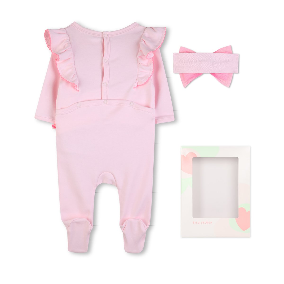 Ensemble pyjama et bandeau baby pink, BILLIEBLUSH