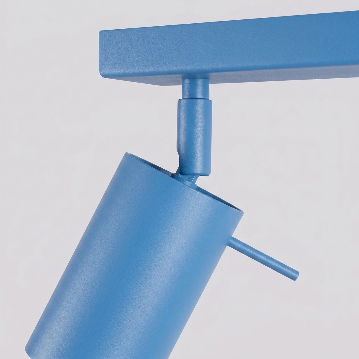 Plafonnier Acier Bleu GU10 3 RING bleu, EDEN