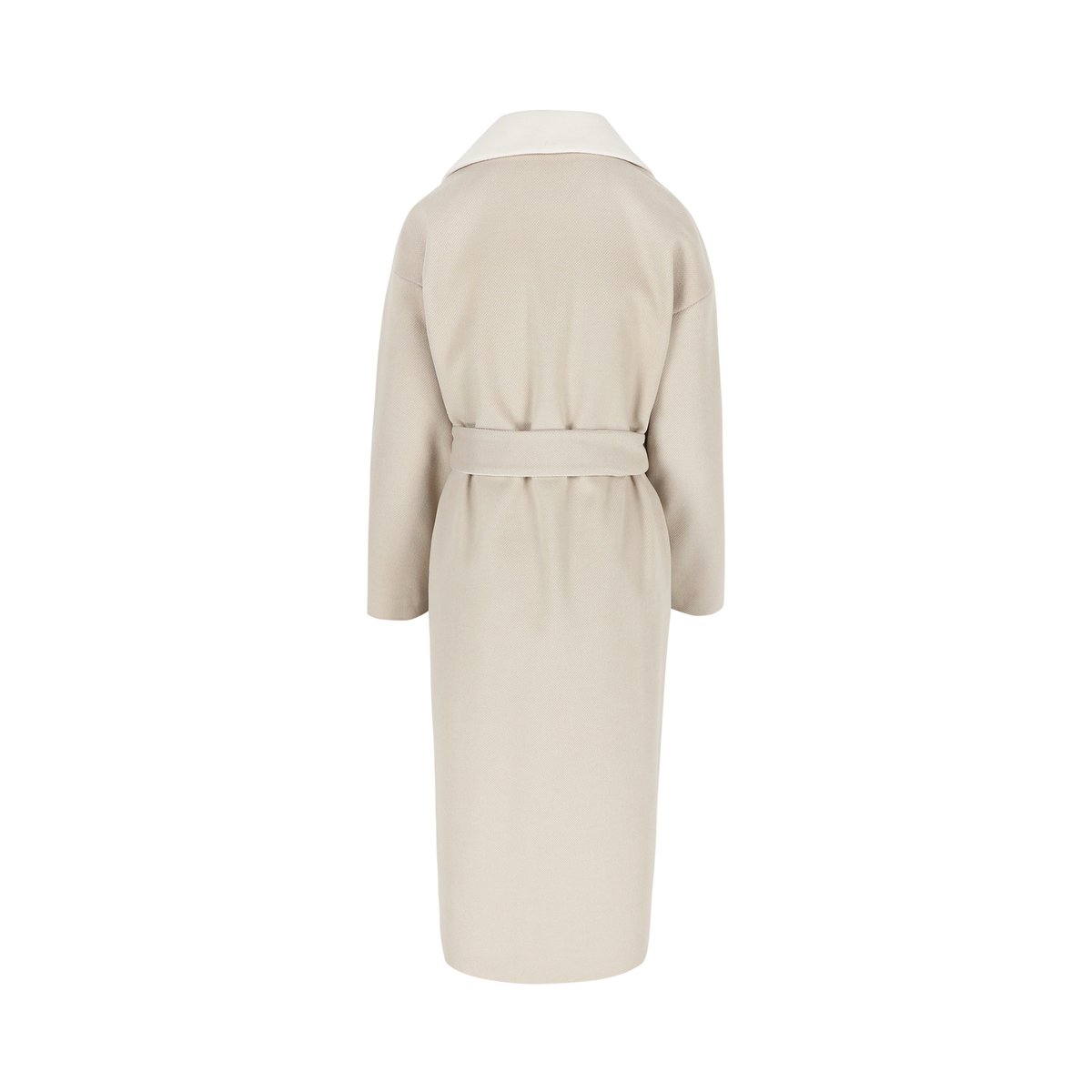 Manteau long blanc vanille, LOLALIZA
