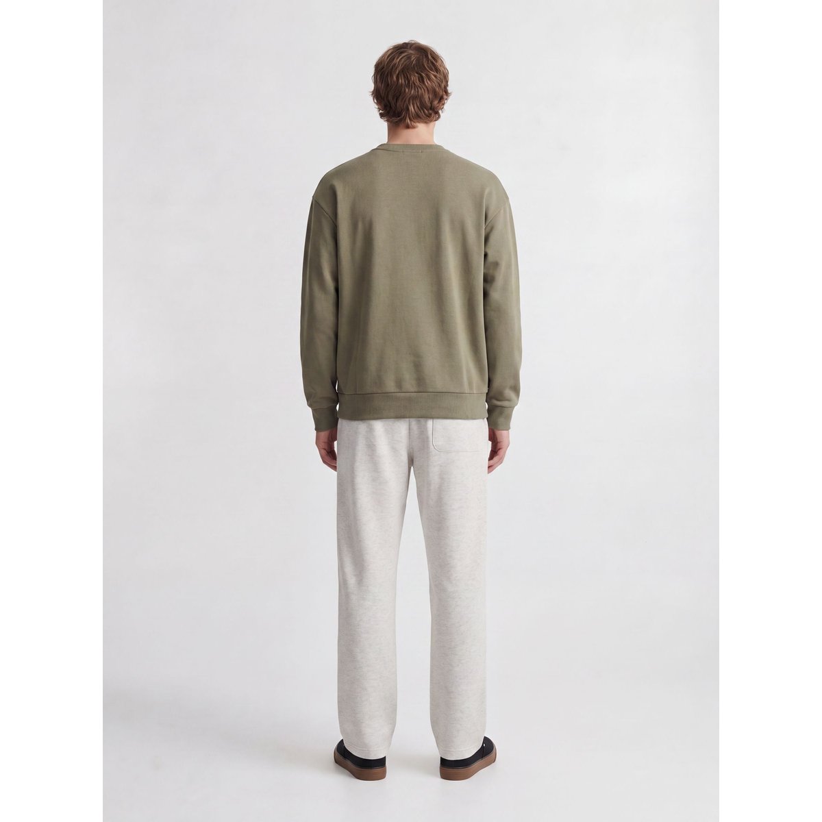 Pantalon white melange, JACK & JONES