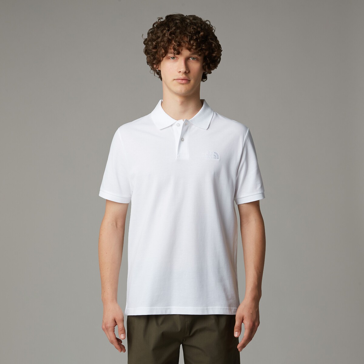 Polo manches courtes, Essential blanc, THE NORTH FACE
