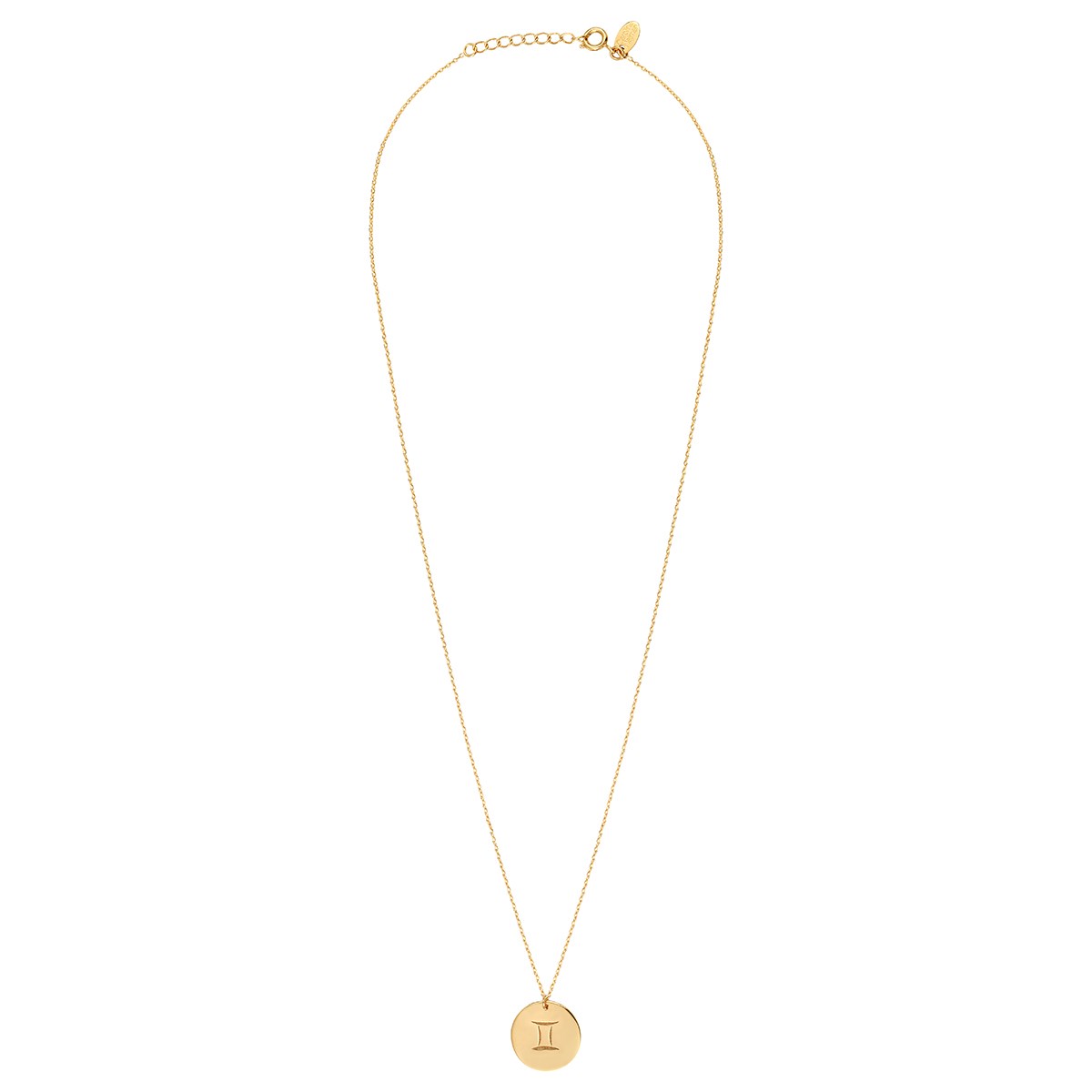 Collier doré gémeaux - galaxie - Gémeaux cristal blanc, CAROLINE NAJMAN
