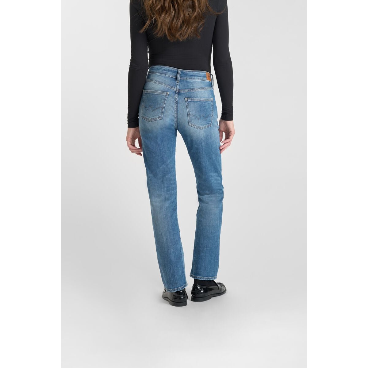 Jeans droite , 7/8ème blue, LE TEMPS DES CERISES