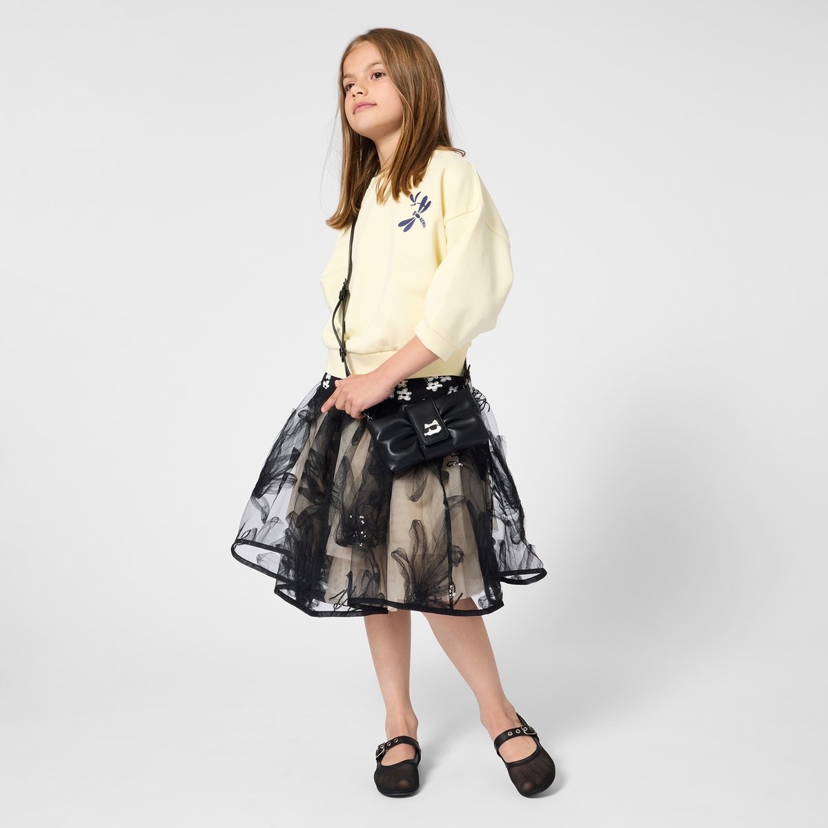 Jupe ceremonie pale stone, KARL LAGERFELD KIDS
