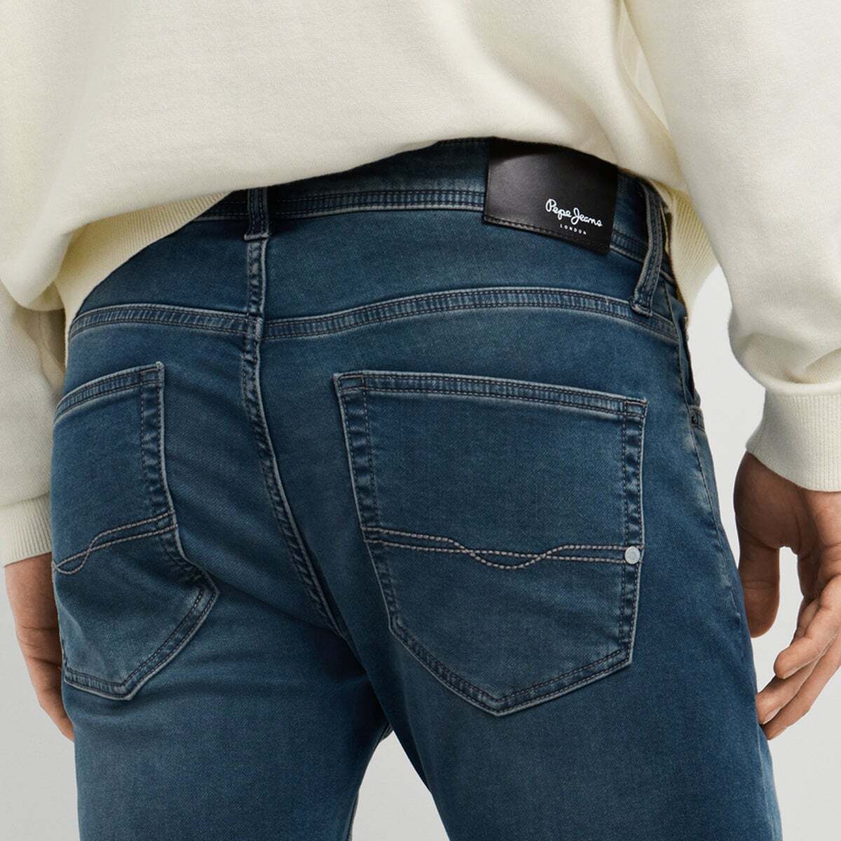 Track - Jean Coupe Slim, Taille Normale bleu authentique gymdigo acier, PEPE JEANS