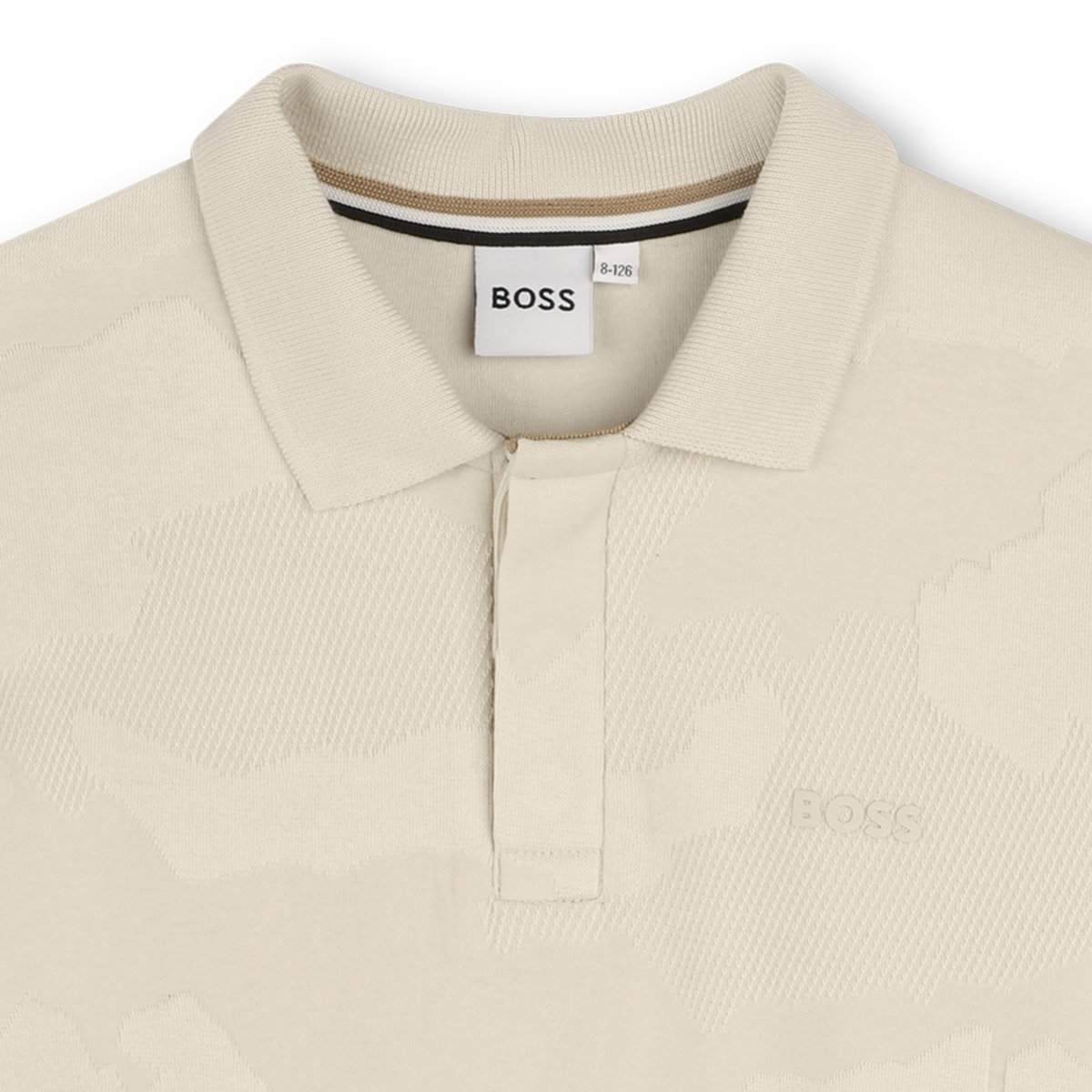 Polo à manches courtes vanille, BOSS KIDSWEAR