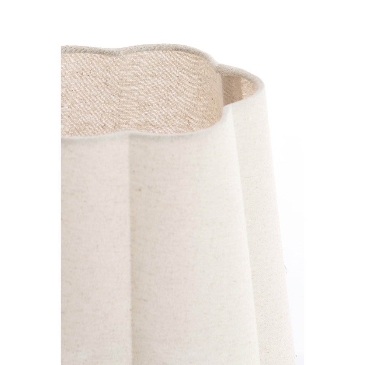 Lampe À Poser Textiles MUSABY lin, LIGHT & LIVING 