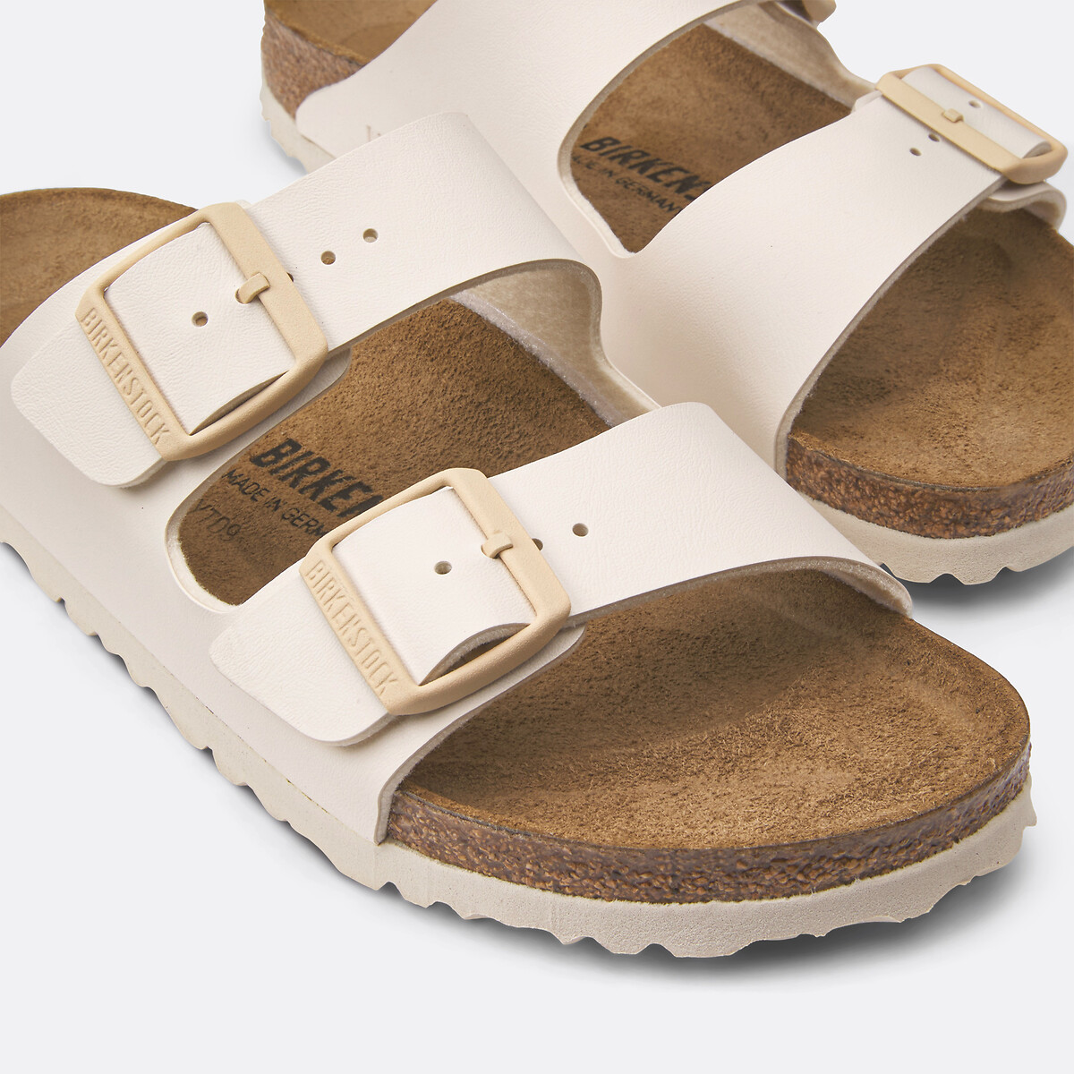 Sabot doppio cinturino Arizona avorio, BIRKENSTOCK