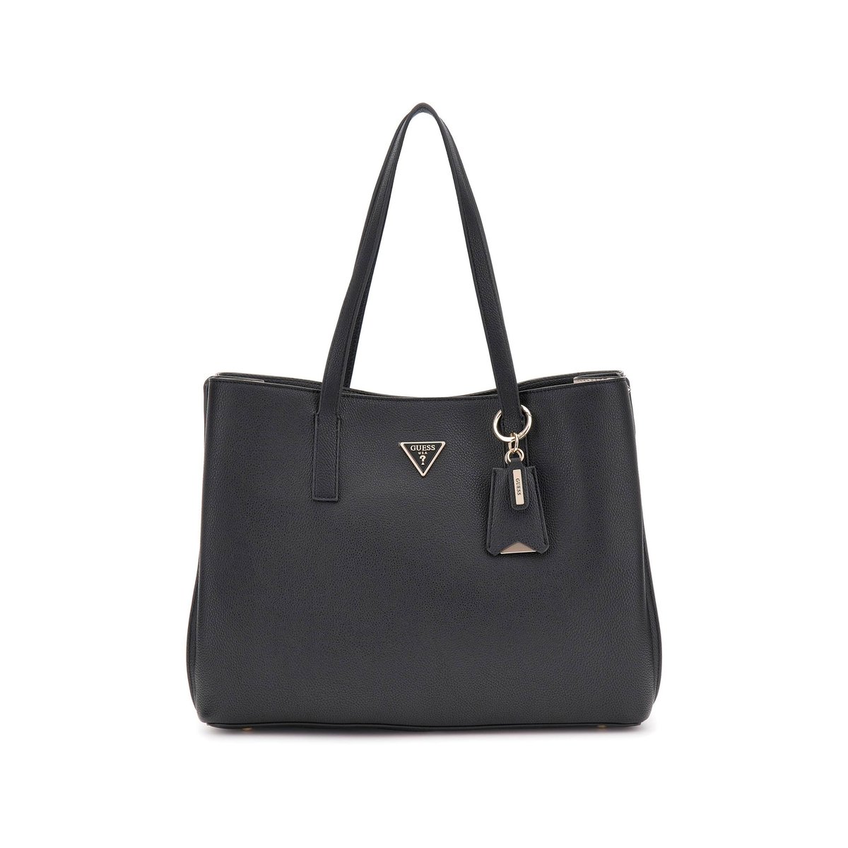 Sac Cabas Meridian Logo Triangle noir, GUESS