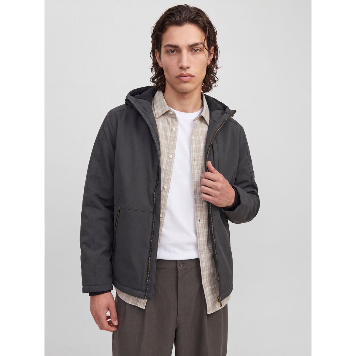 Veste dark grey melange 1, JACK & JONES
