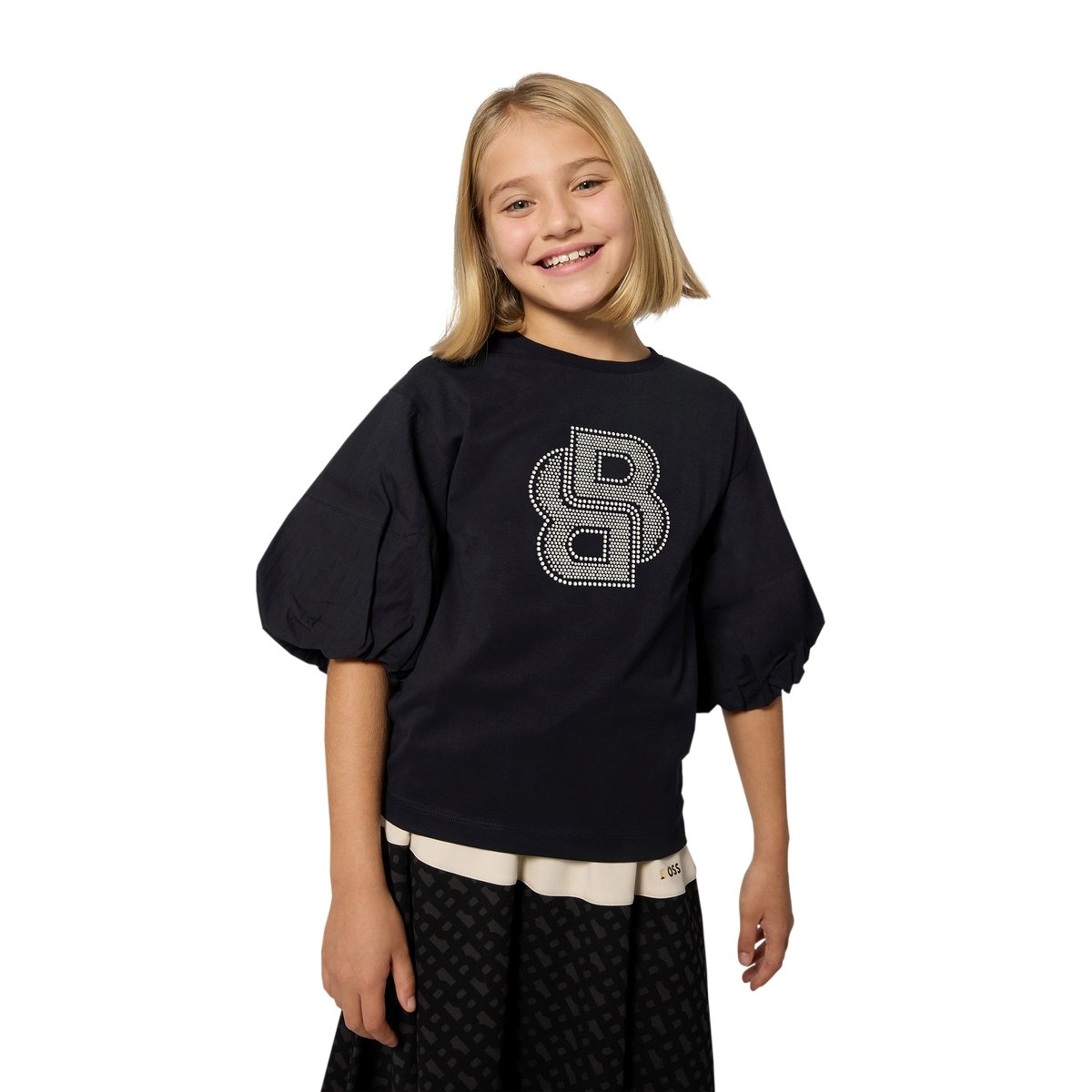 T-shirts à manches courtes black, BOSS KIDSWEAR