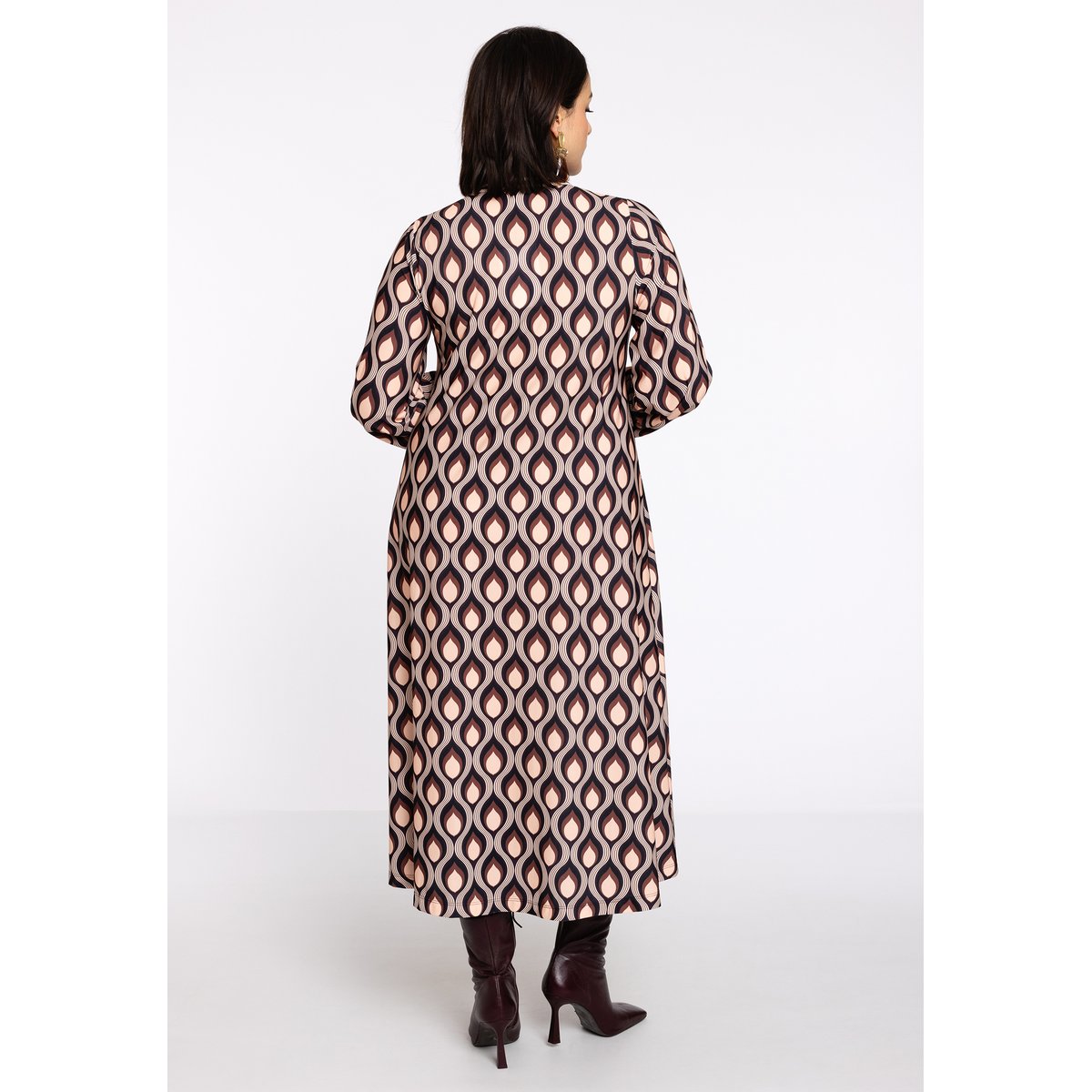 Robe imprimée violet, YOEK