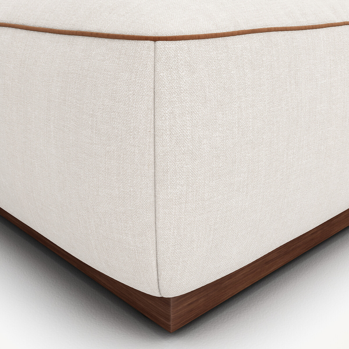 Halbsofa, rechts, aus Baumwolle und Leinen, JACOPO beige, AM.PM