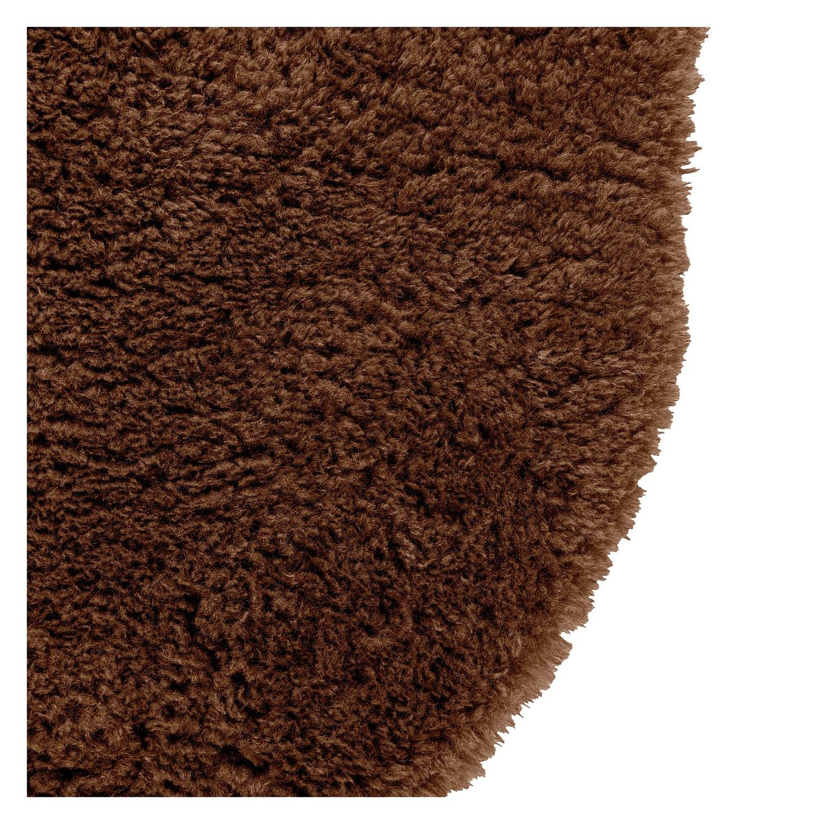 Tapis imitation fourrure CAZIMIR marron, HABITAT