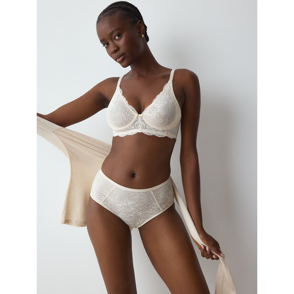 Culotte maxi Amourette Charm vaniglia, TRIUMPH