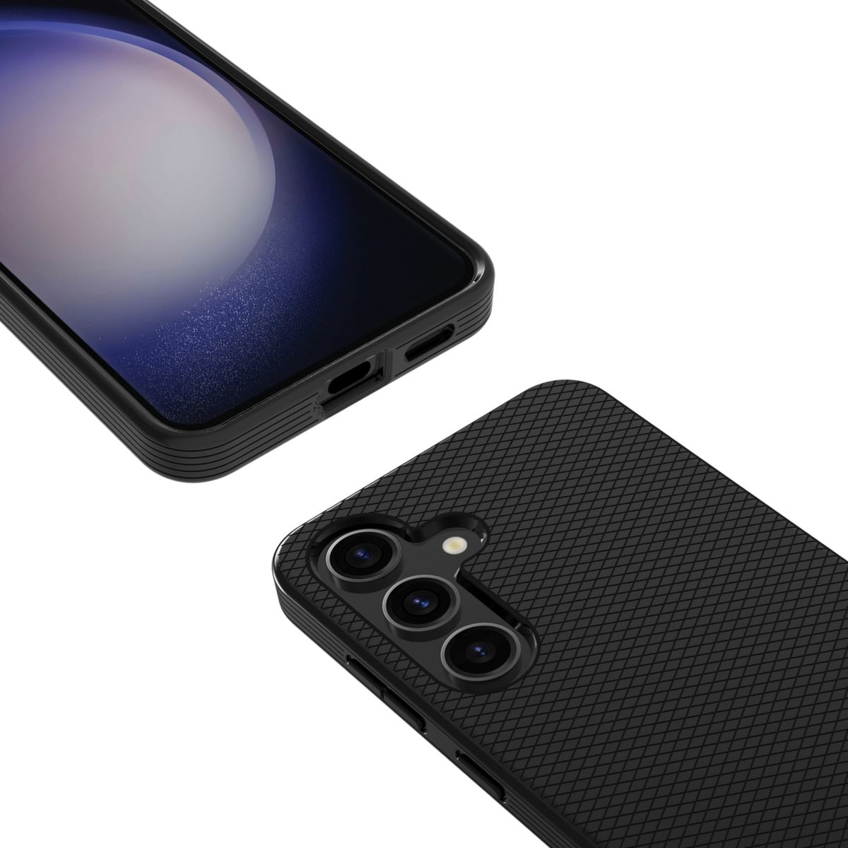 Coque Samsung S24+ Soft protect - Noir couleur unique, ADEQWAT