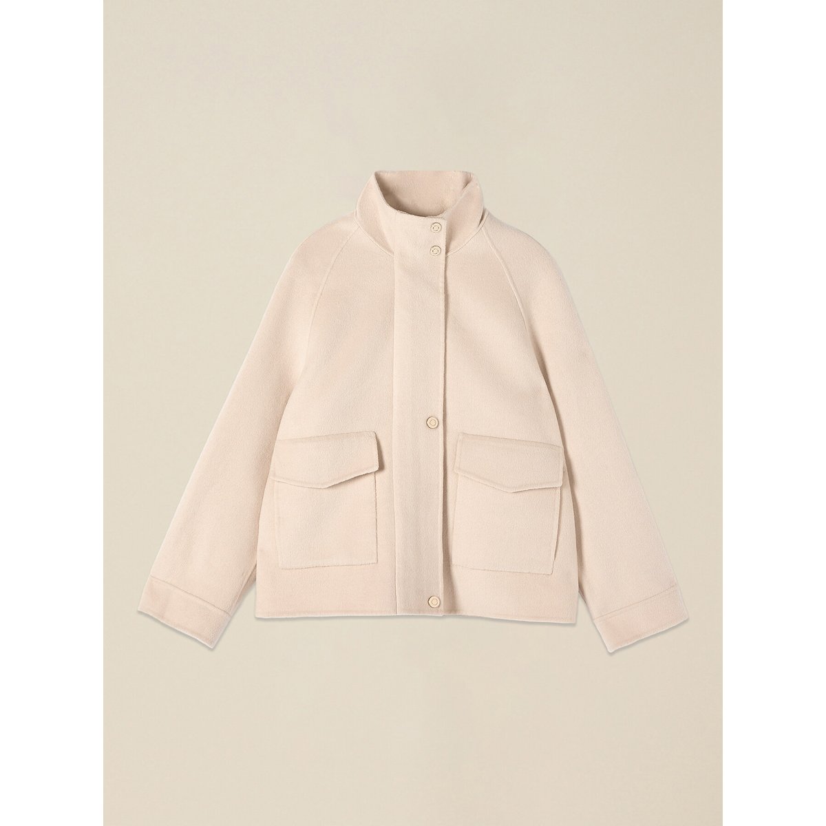 Manteau court beige, OLTRE