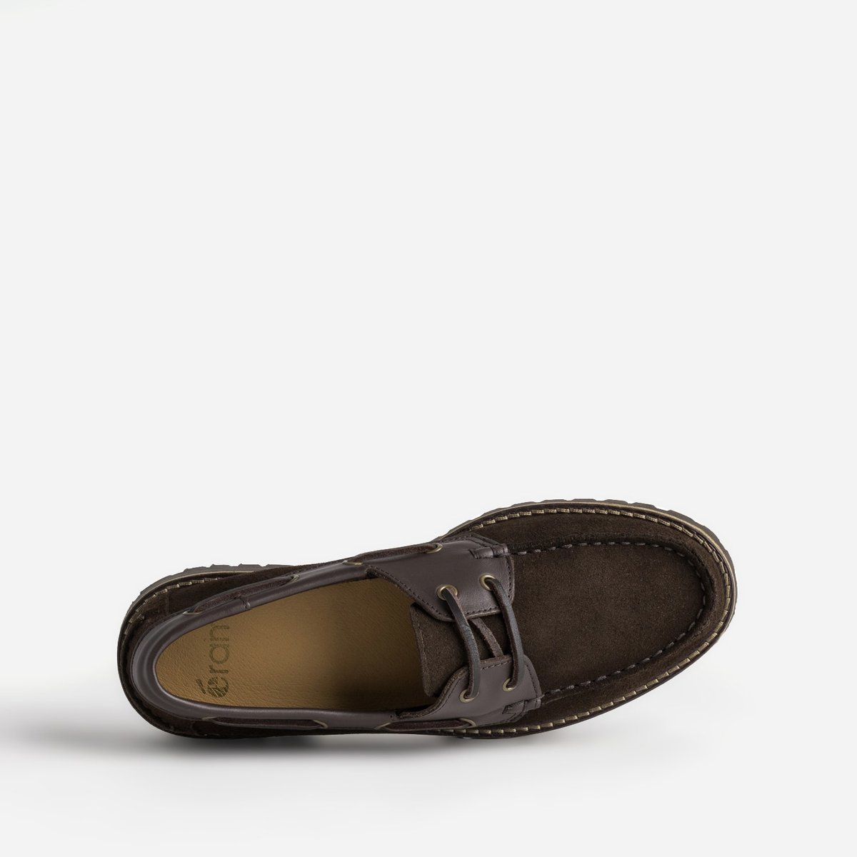 Derby en cuir FOZIA chocolat, ERAM