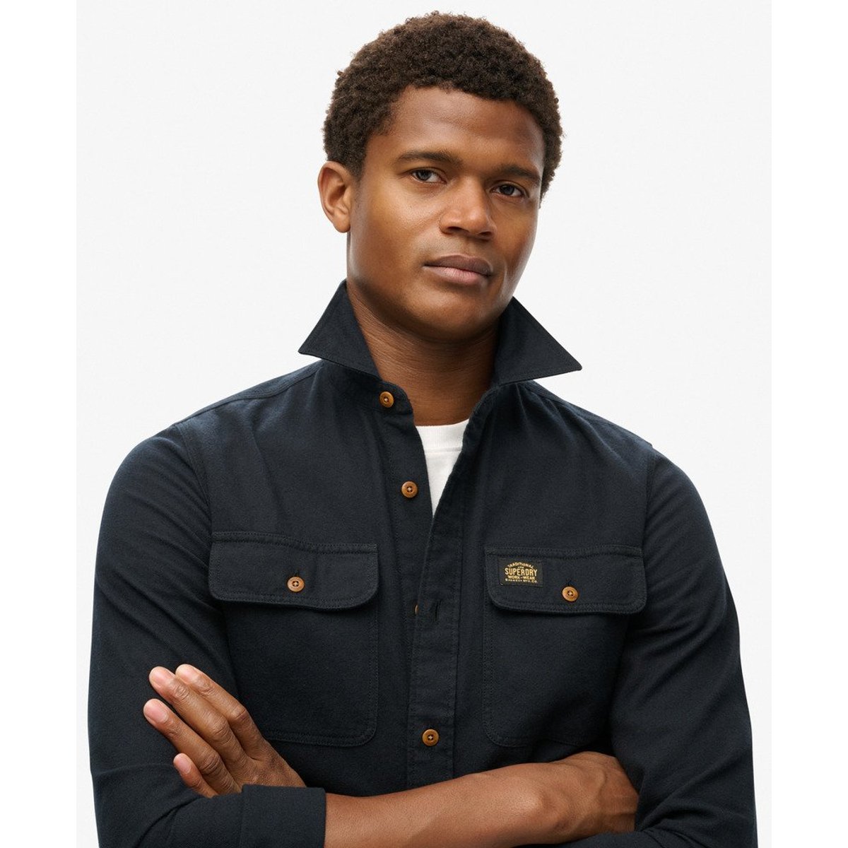 Surchemise Trailsman Coupe Décontractée noir de jais, SUPERDRY