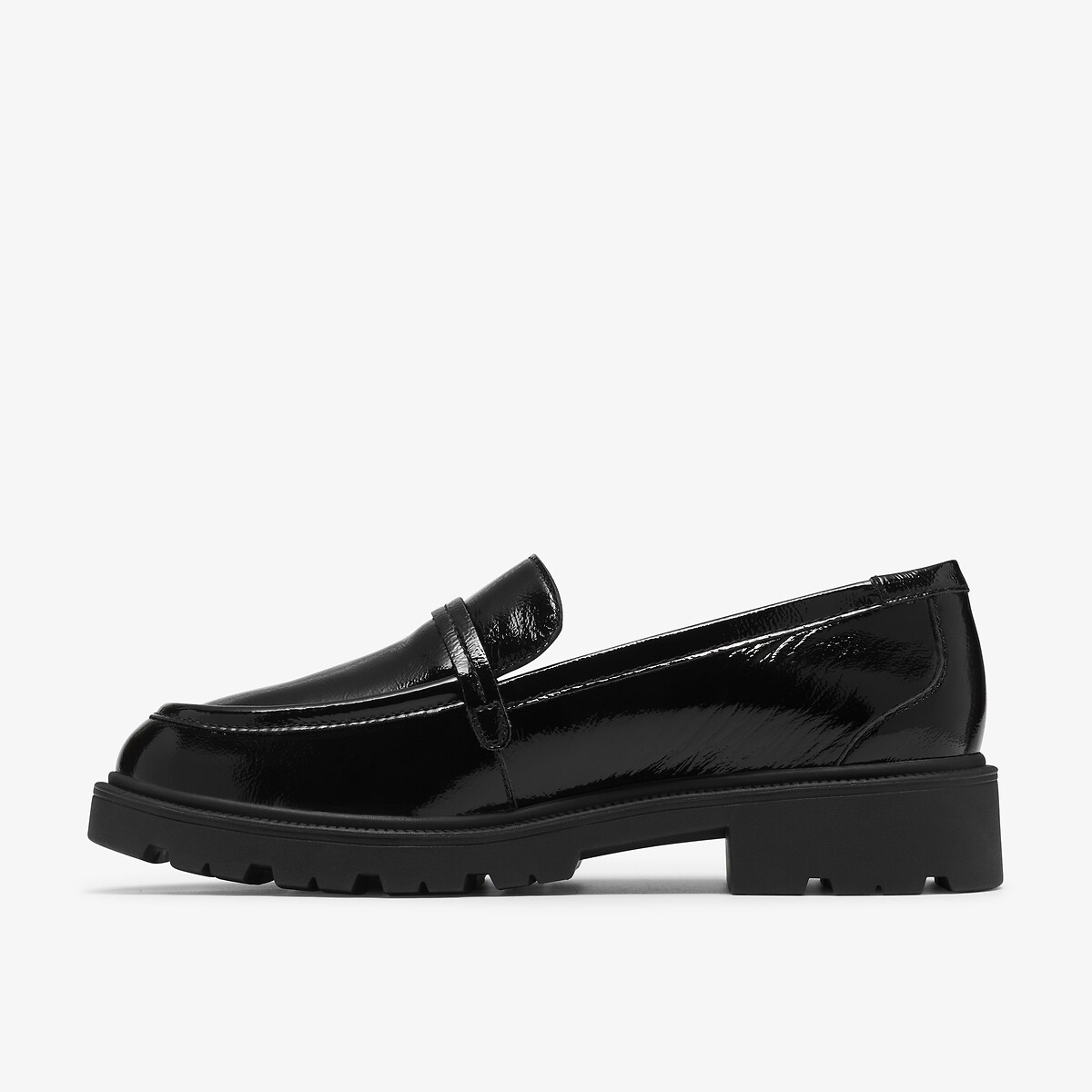 Mocassini in pelle verniciata, CODICE L STEP nero , CLARKS
