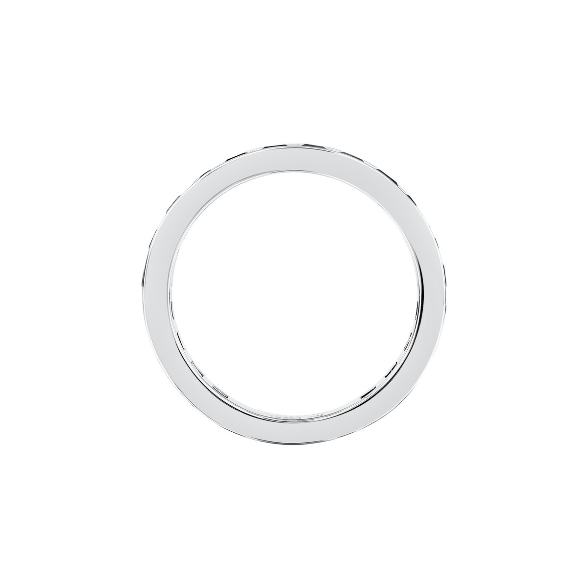 Bague TENNIS argent, noir, MORELLATO