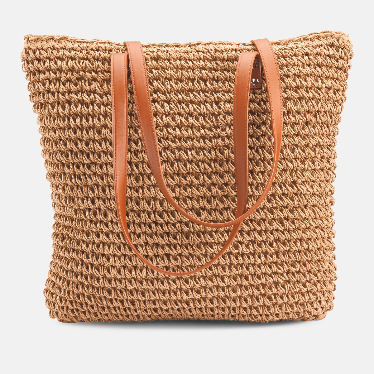 Sac shopper, Kiki beige, PIECES