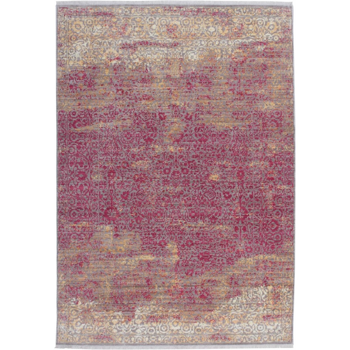 Tapis tissé rectangulaire, Antigua orange, rouge, ARTE ESPINA