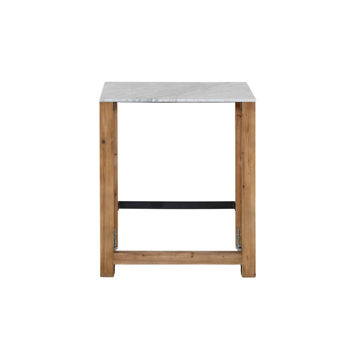Meuble bas de cuisine en bois recyclé EPURE bois clair, MADE IN MEUBLES