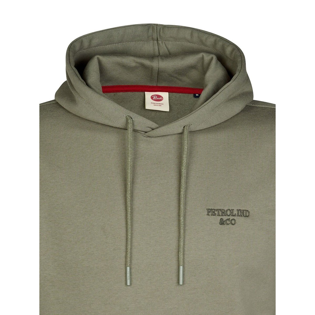 Felpa con cappuccio verde kaki, PETROL INDUSTRIES