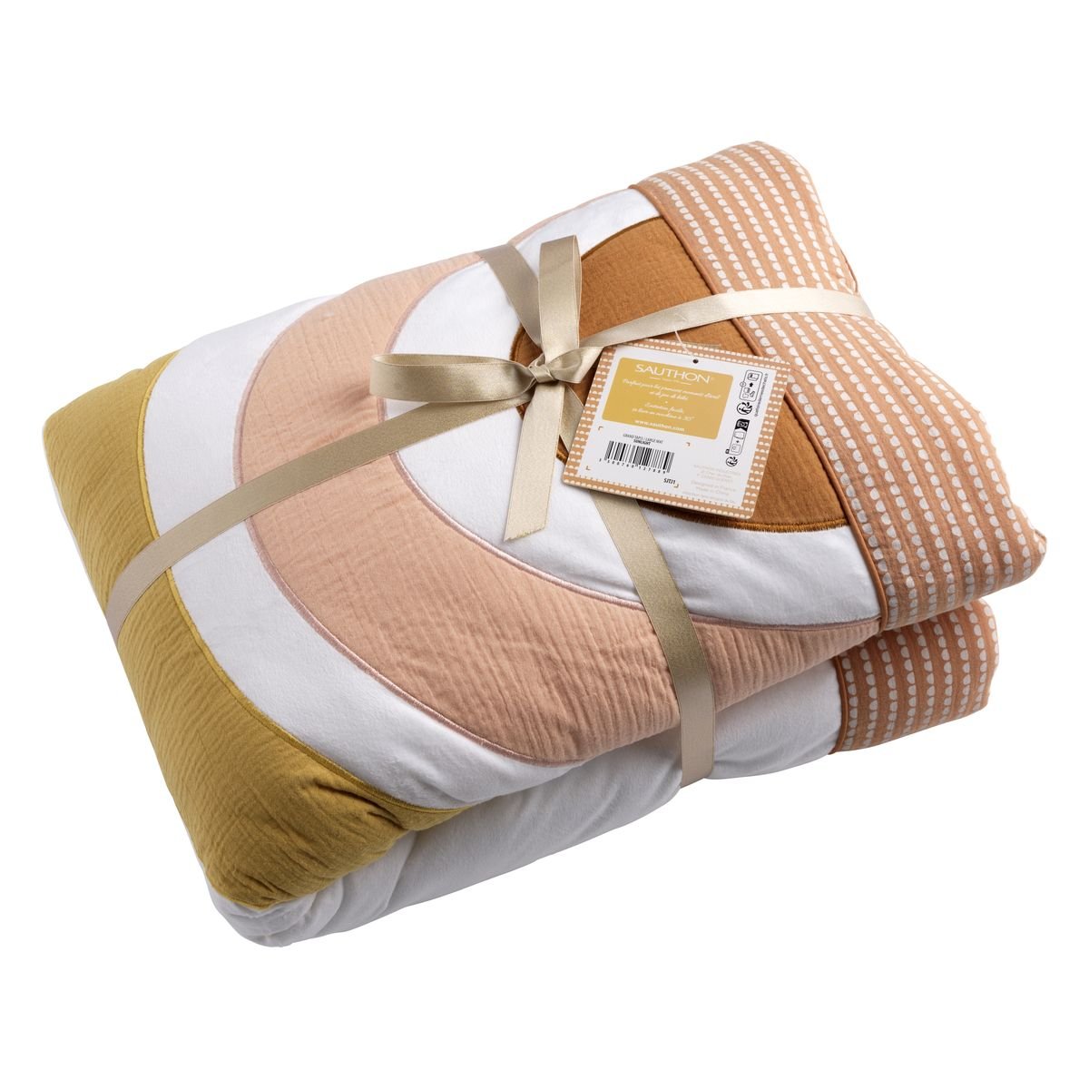 Grand tapis en velours blanc, SAUTHON