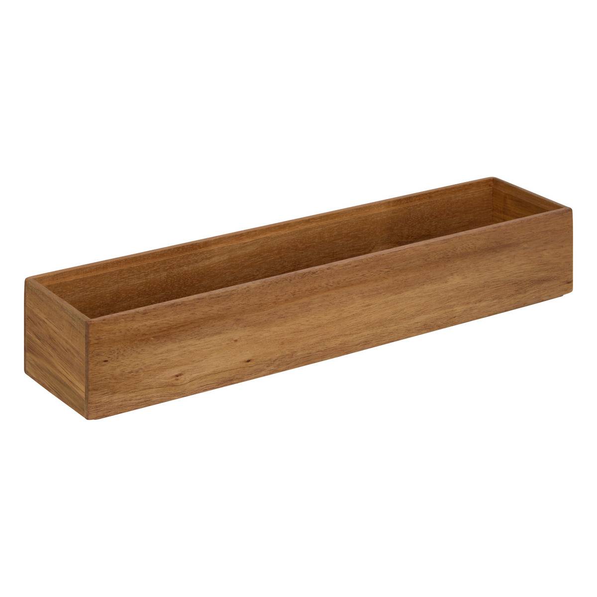 Long organisateur de tiroir en bois d'acacia TIDY SMART marron, 5FIVE SIMPLY SMART