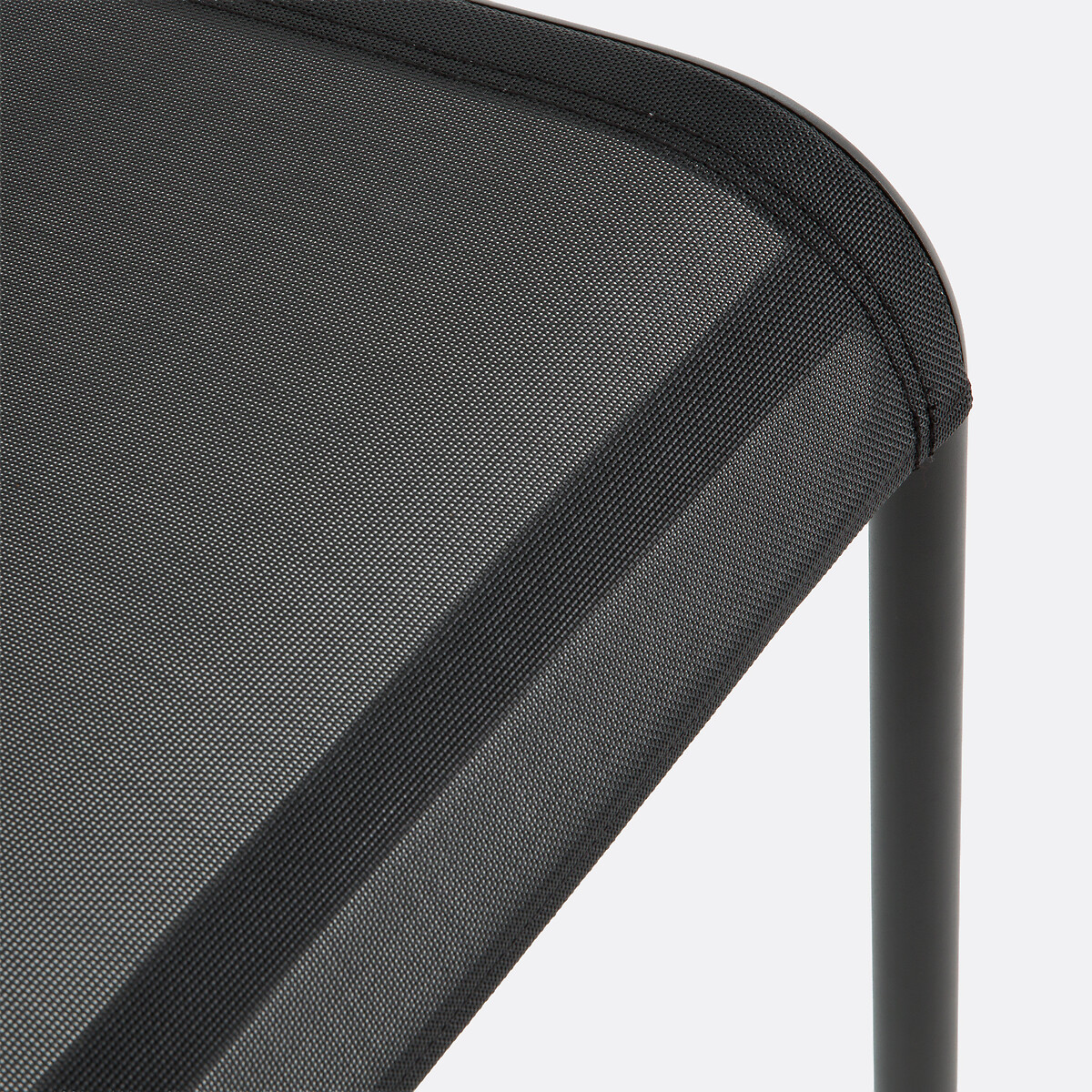 Lot de 2 chaises de jardin en aluminium et textilène, ZORY noir, LA REDOUTE INTERIEURS