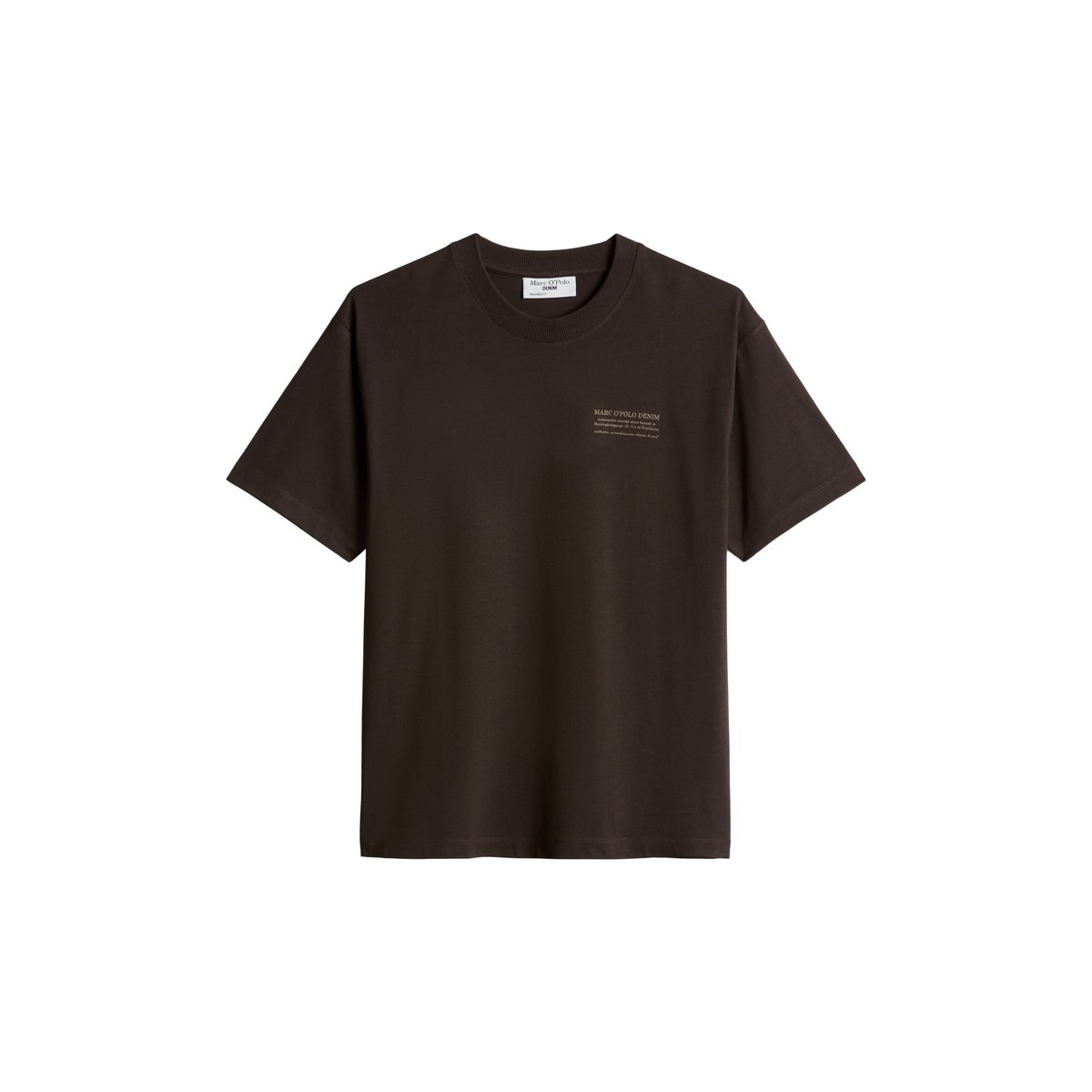 T-shirt ample avec imprimé dans le dos marron, MARC O’POLO DENIM